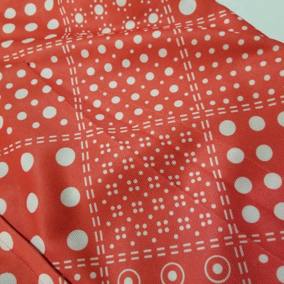 Womens S Vinage 70s Handmade 1 Piece Orange Polyester Jumpsuit Jumper 1970s - Picture 8 of 8